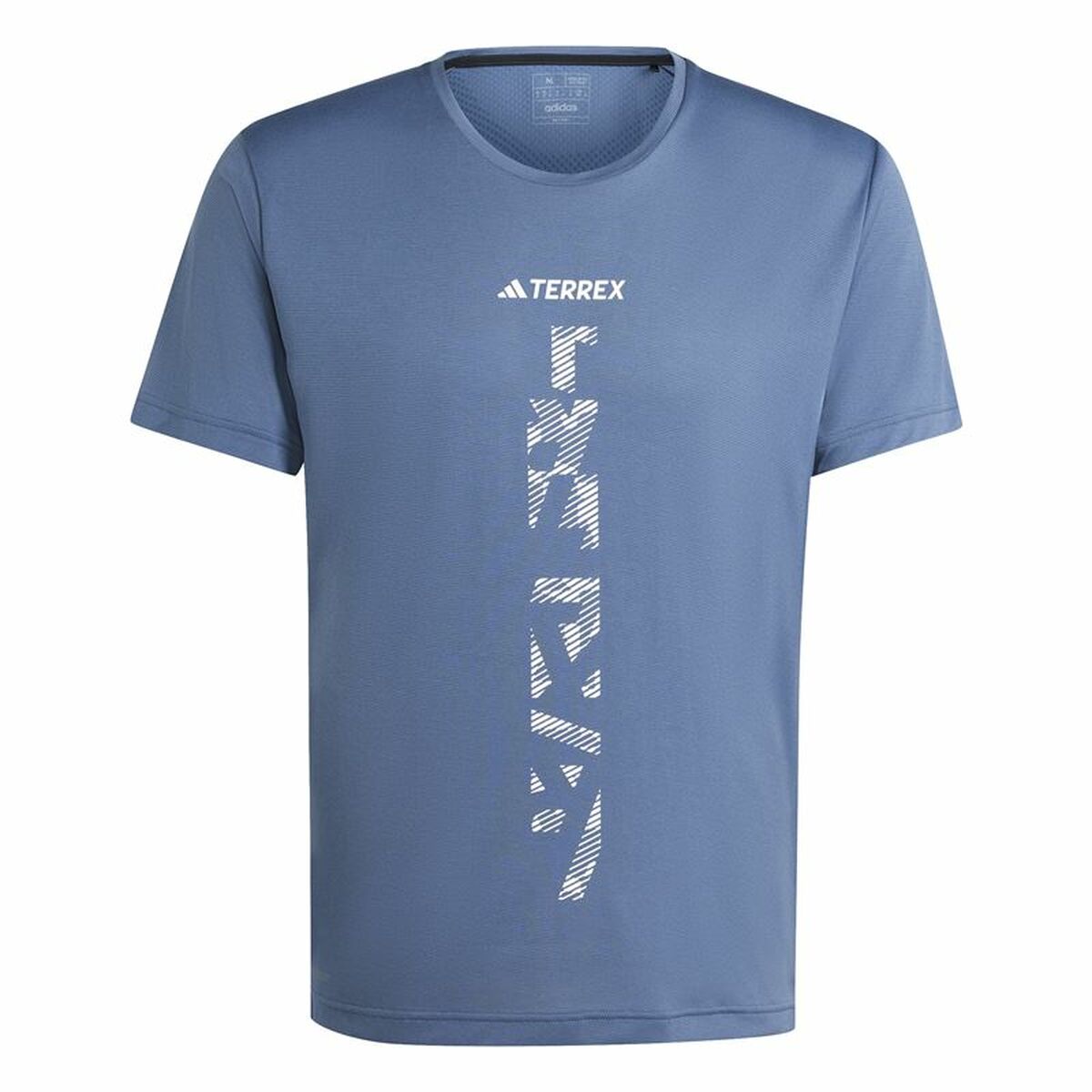 Camiseta de Manga Corta Hombre Adidas Terrex Agravic Azul