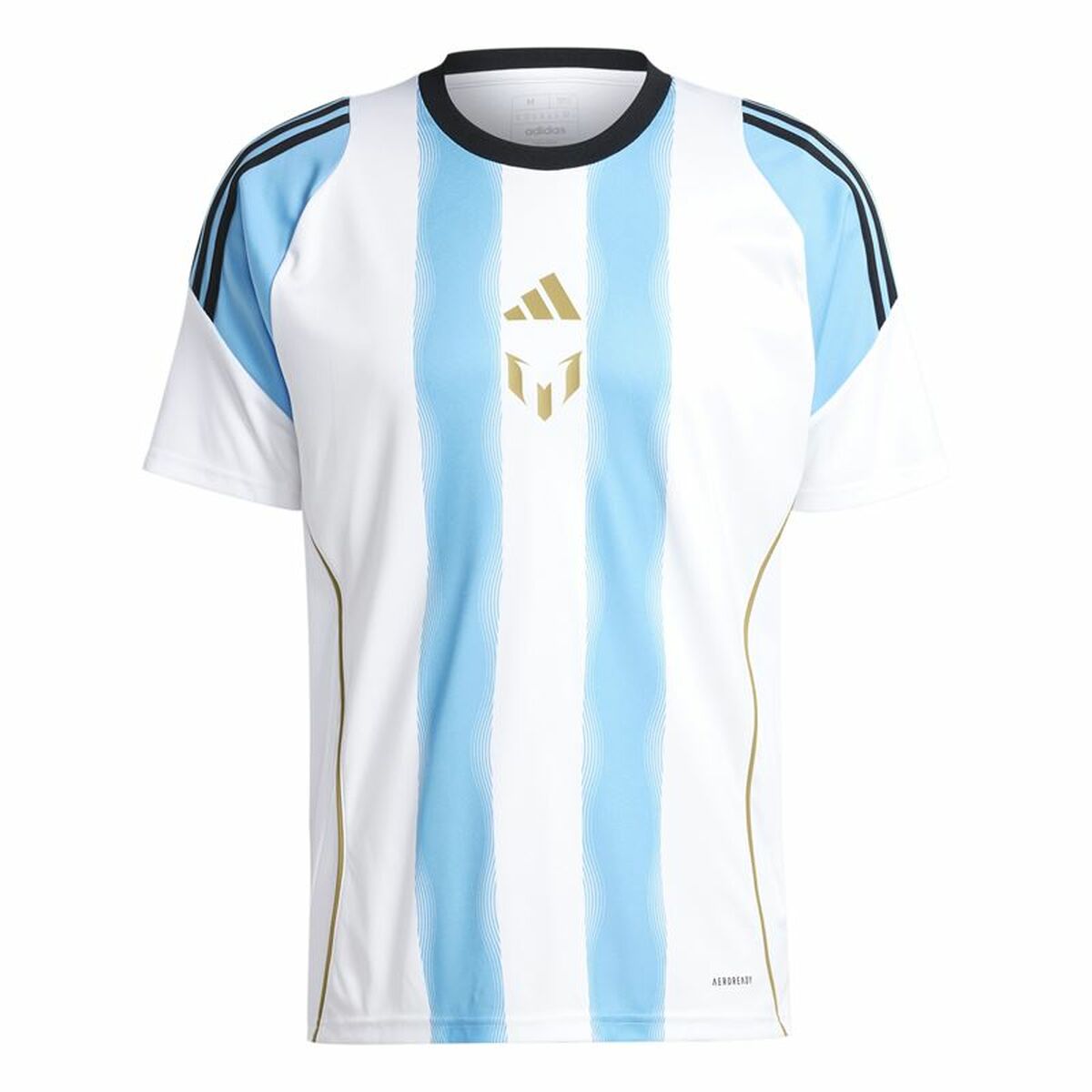 Camiseta de Fútbol Adidas Messi Training Jersey Blanco Azul