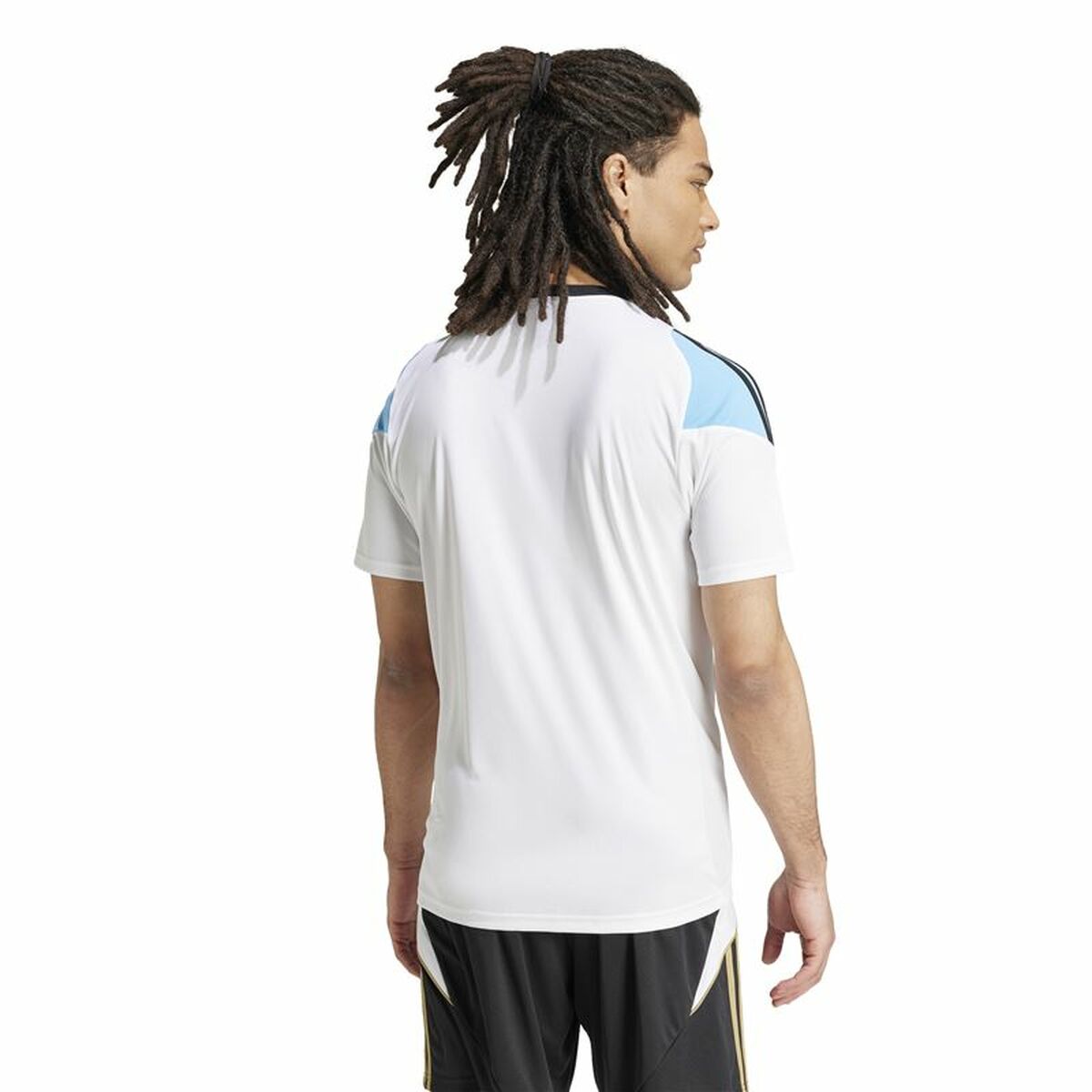 Camiseta de Fútbol Adidas Messi Training Jersey Blanco Azul