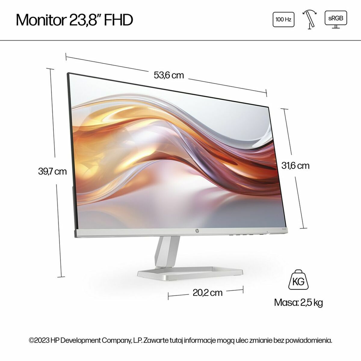 Monitor HP 94C17E9 Full HD 23,8"