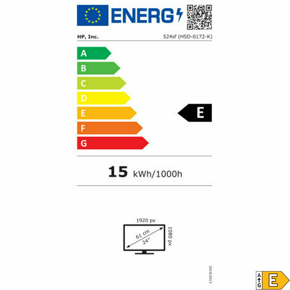 Monitor HP 94C17E9 Full HD 23,8"