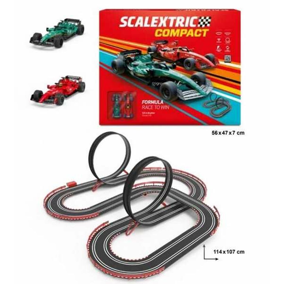 Pista de Carreras Scalextric 114 x 107 cm