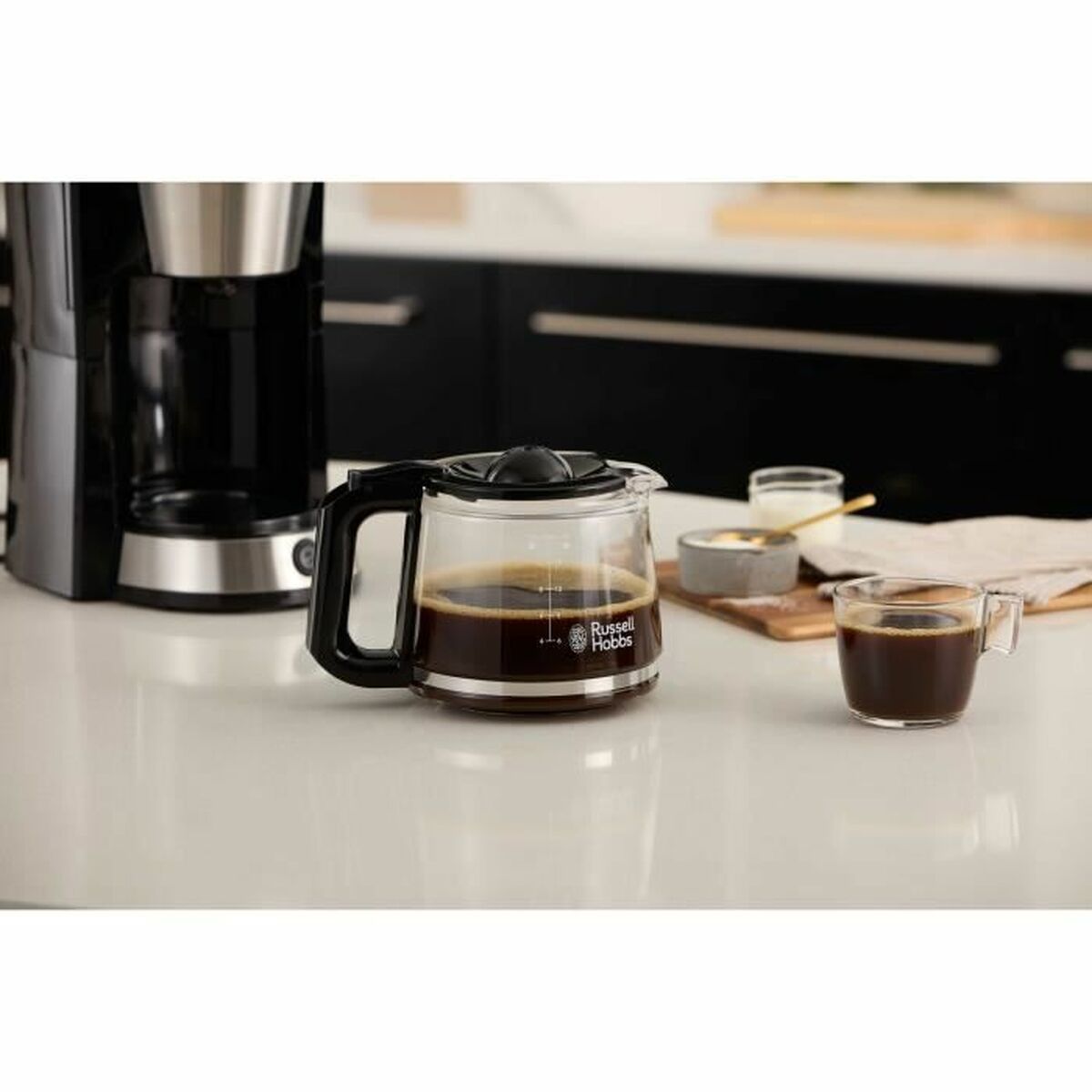 Cafetera de Goteo Russell Hobbs Negro Acero 1080 W 1,25 L