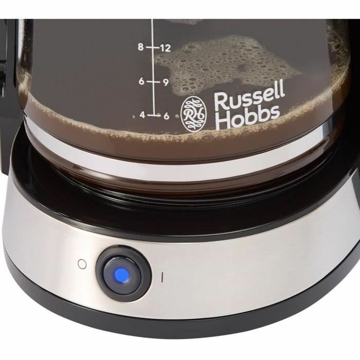 Cafetera de Goteo Russell Hobbs Negro Acero 1080 W 1,25 L