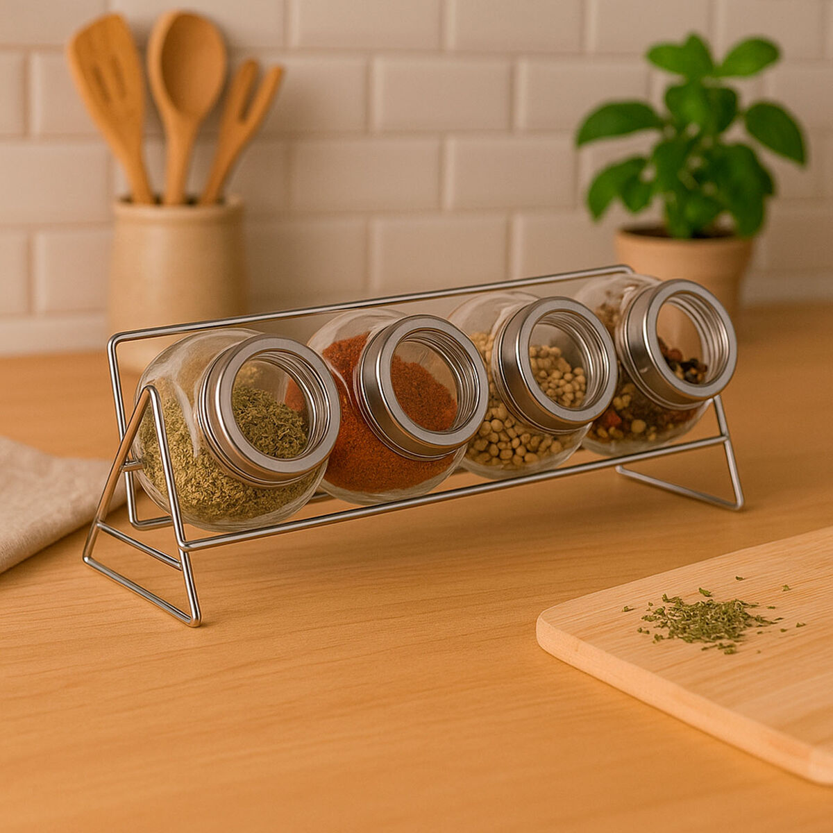 Aceitera Versa Cristal 4 Piezas