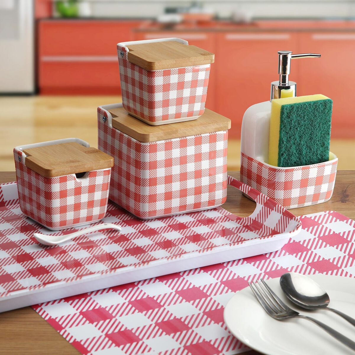 Dispensador de Jabón Versa Cerámica 9,4 x 17,8 x 10,5 cm