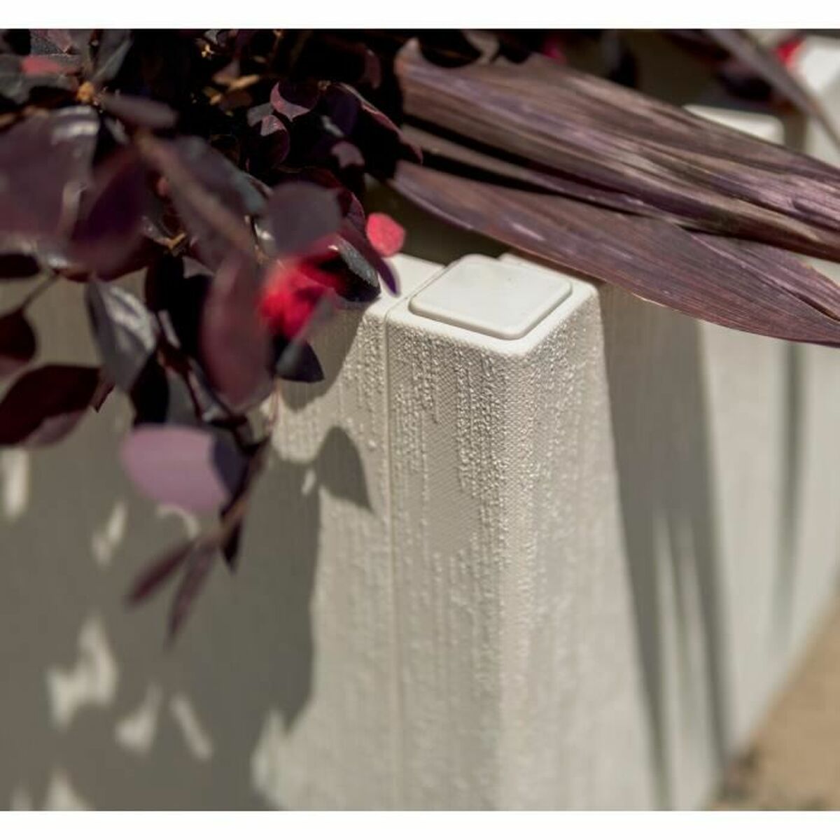 Maceta Stefanplast Grafito Cuadrado