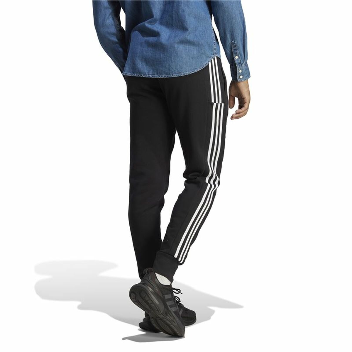Pantalón Largo Deportivo Adidas Negro Hombre