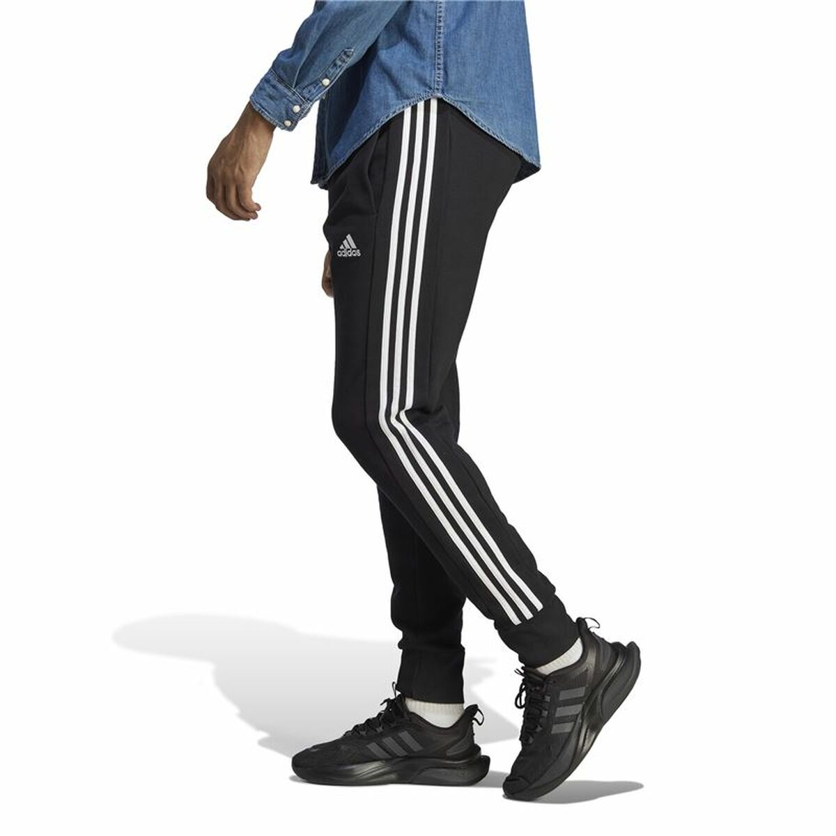 Pantalón Largo Deportivo Adidas Negro Hombre