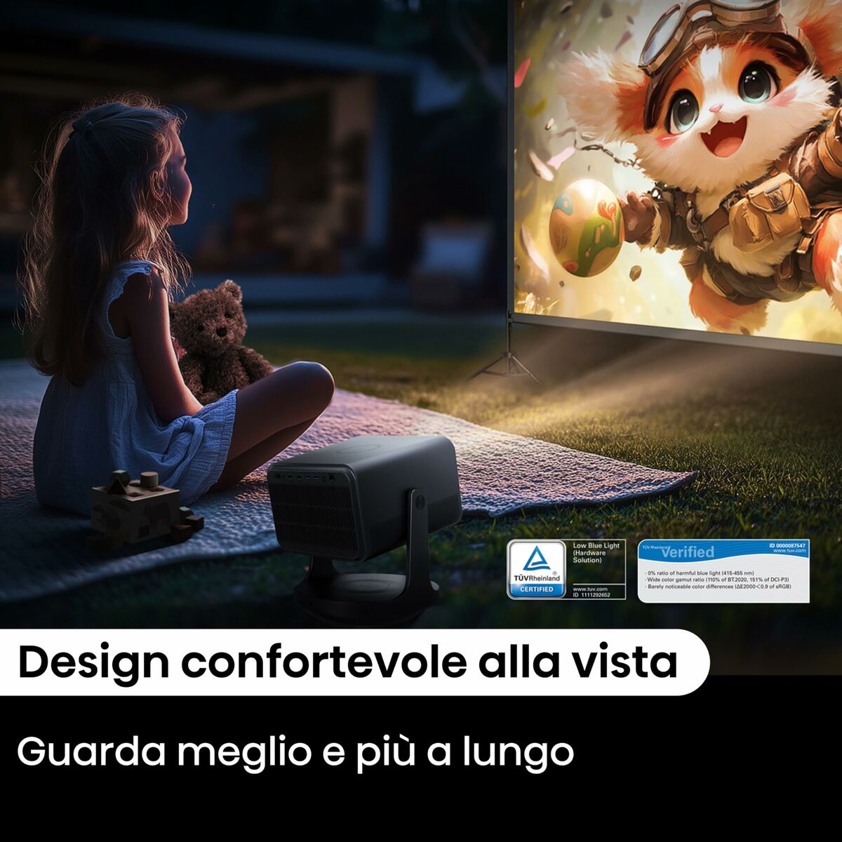 Proyector Hisense C2 2000 Lm