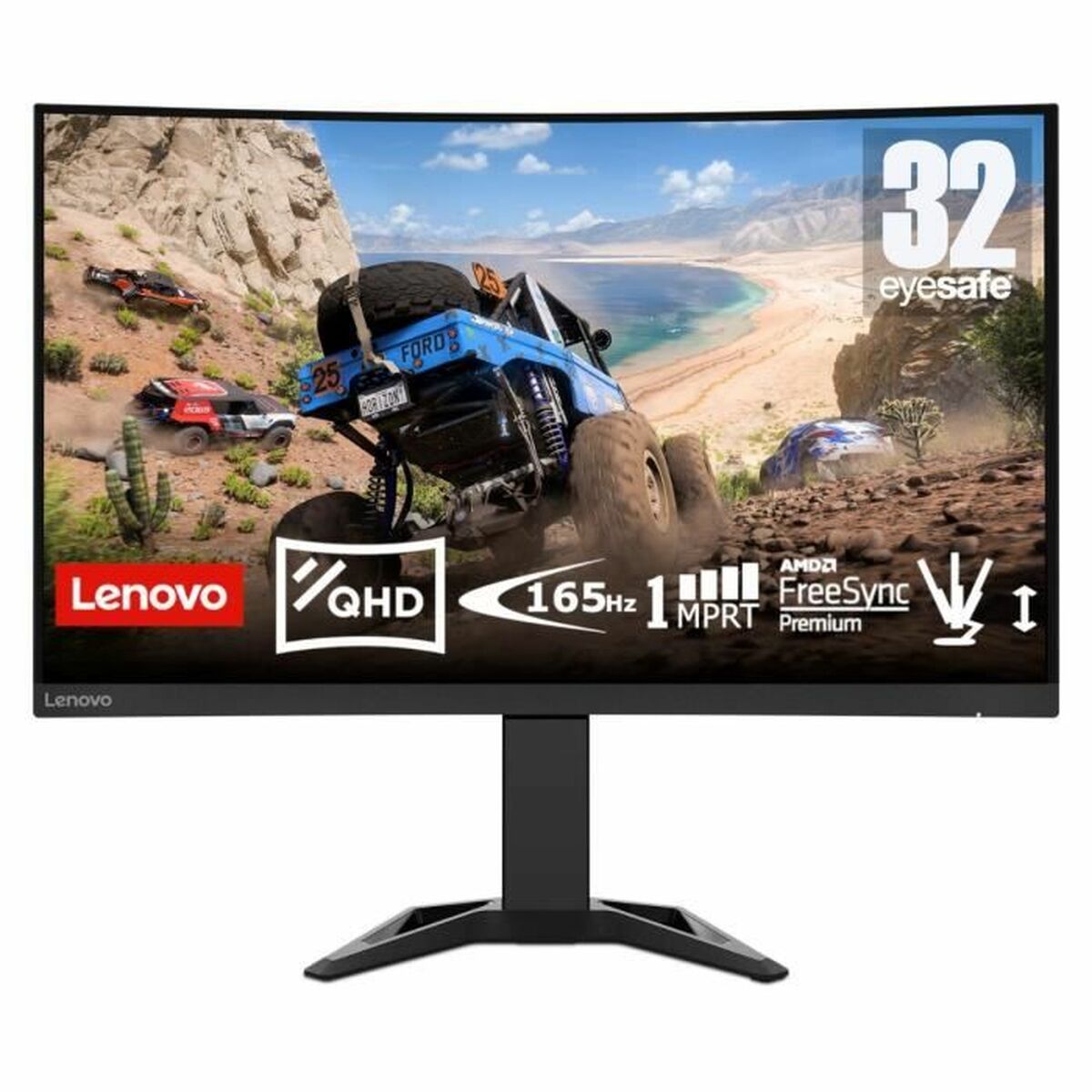 Monitor Gaming Lenovo 32" Quad HD LED Qwerty Español
