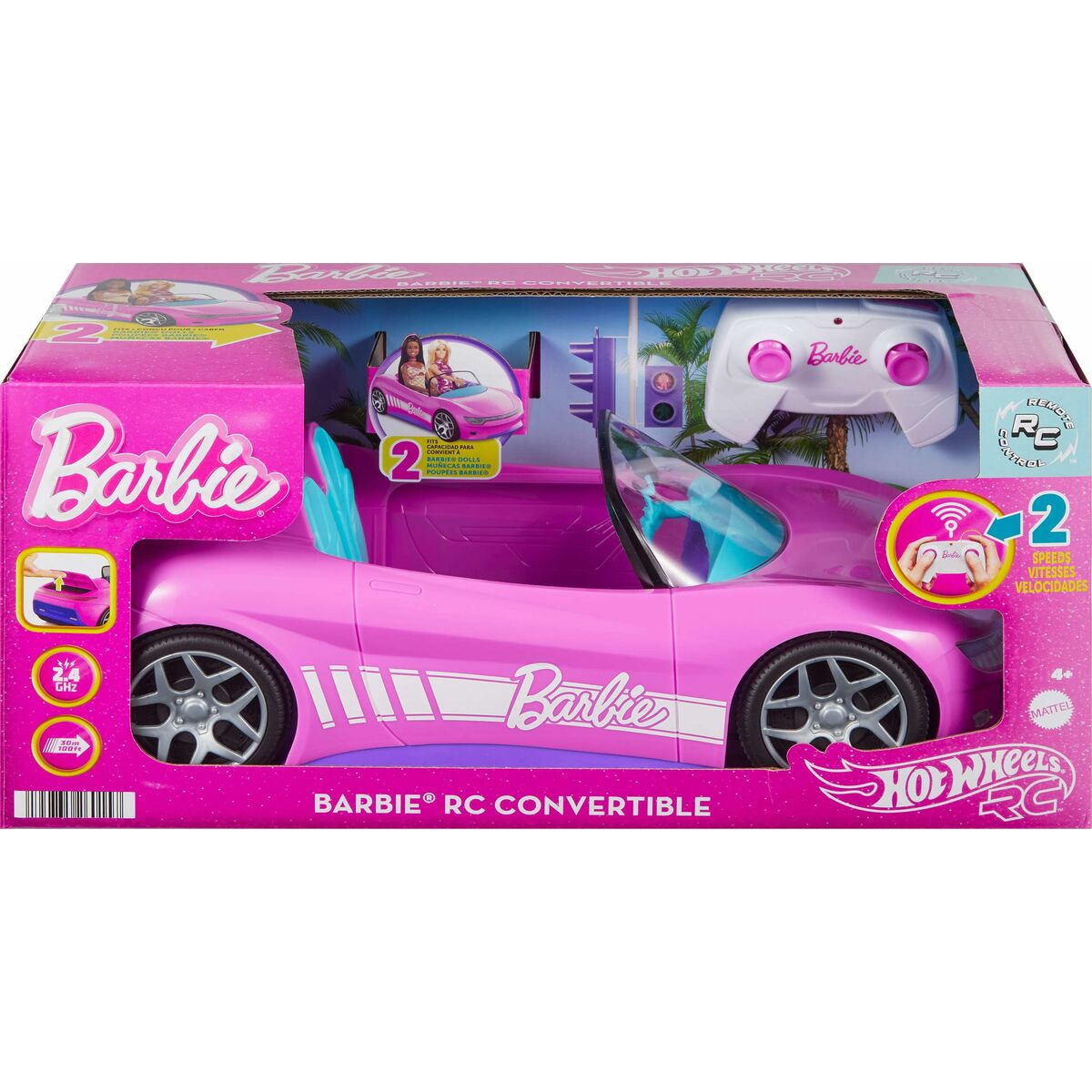 Muñeca Hot Wheels Multicolor Rosa