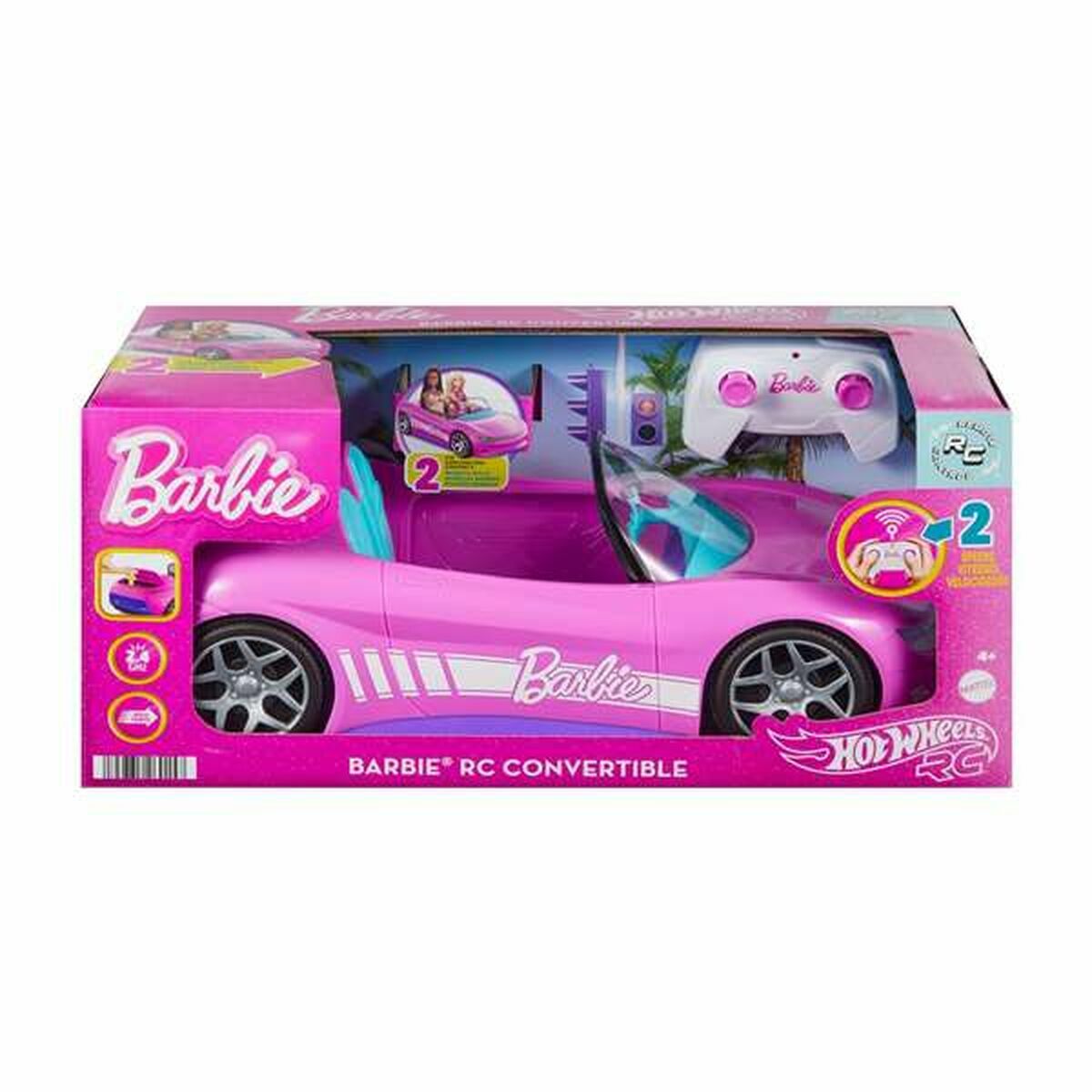 Muñeca Hot Wheels Multicolor Rosa