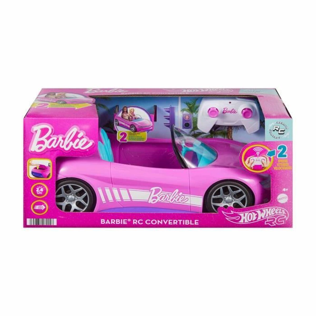 Muñeca Hot Wheels Multicolor Rosa