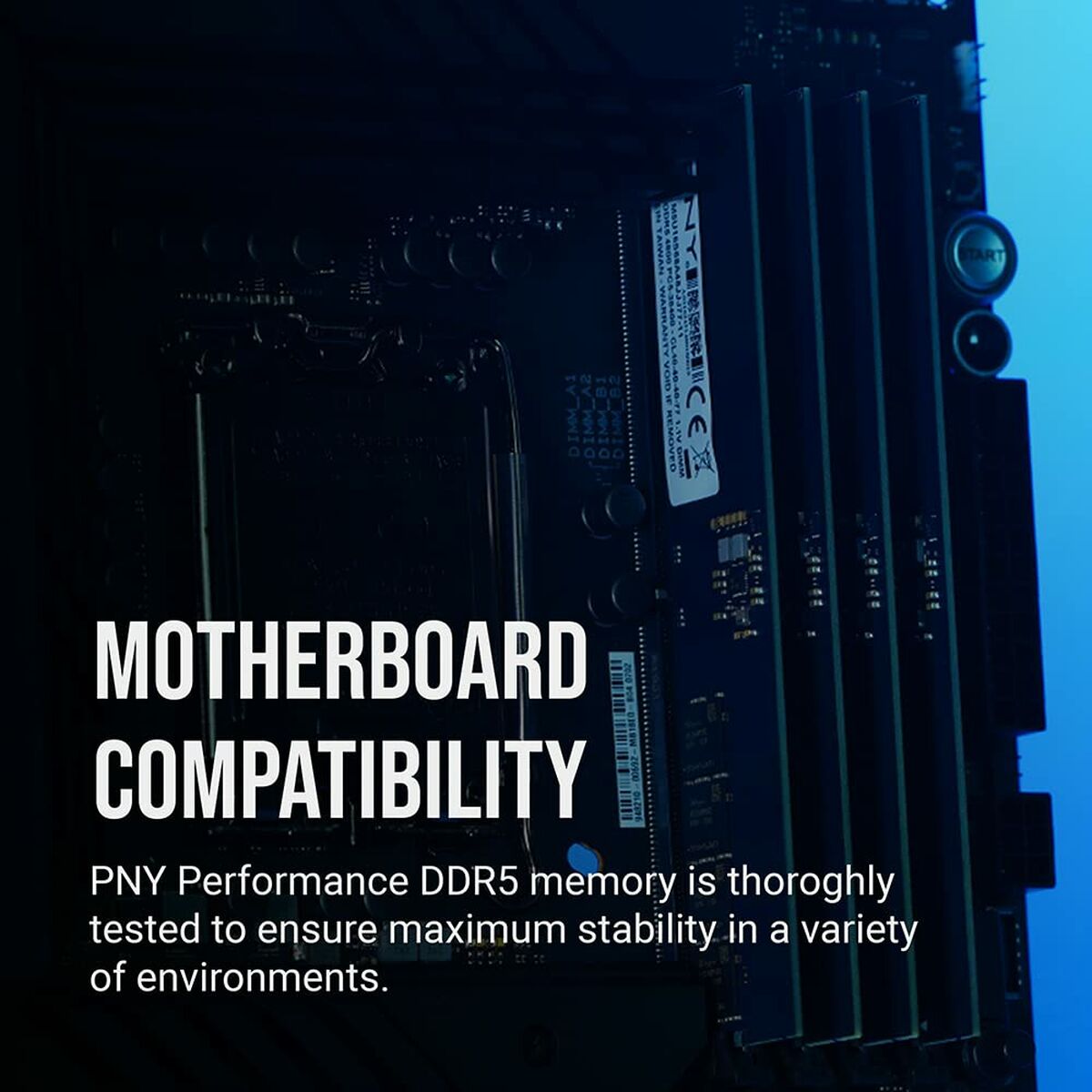 Memoria RAM PNY 16 GB DDR5 SDRAM DDR5 4800 MHz CL40
