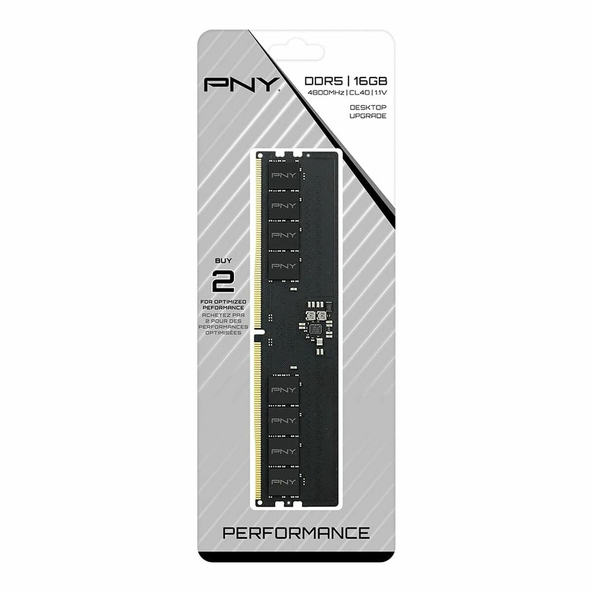 Memoria RAM PNY 16 GB DDR5 SDRAM DDR5 4800 MHz CL40