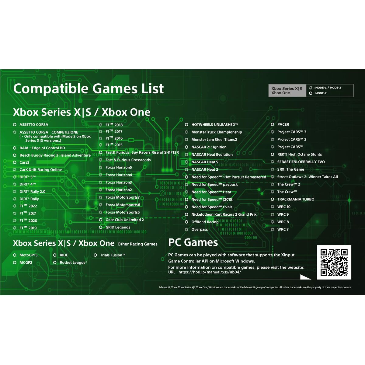 Volante de Carreras HORI