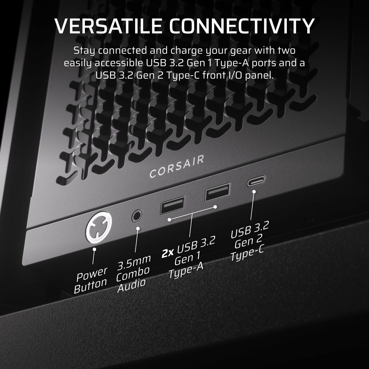 Caja Semitorre ATX Corsair Negro