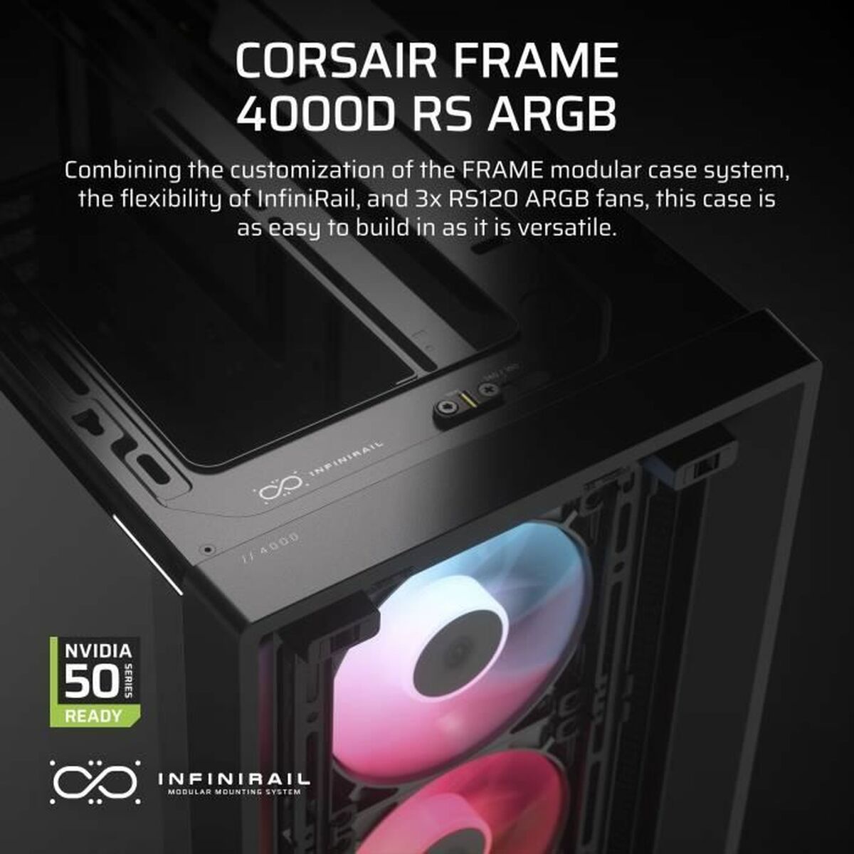 Caja Semitorre ATX Corsair Negro