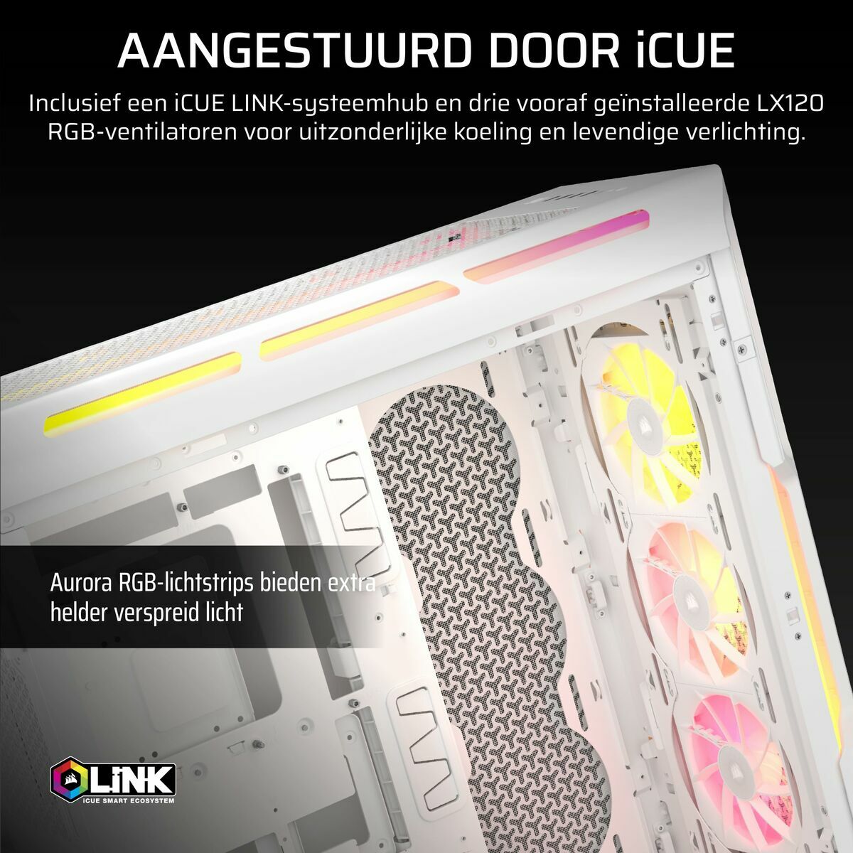 Caja Semitorre ATX Corsair Blanco