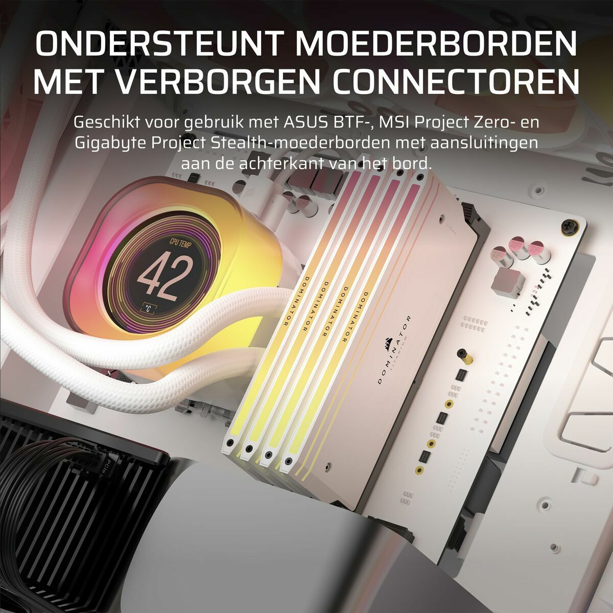 Caja Semitorre ATX Corsair Blanco