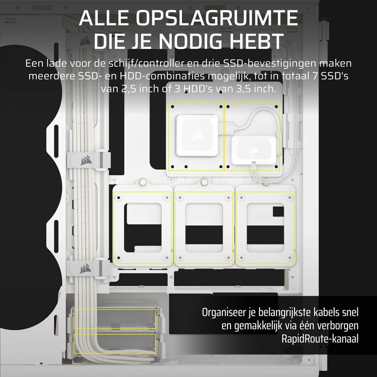 Caja Semitorre ATX Corsair Blanco
