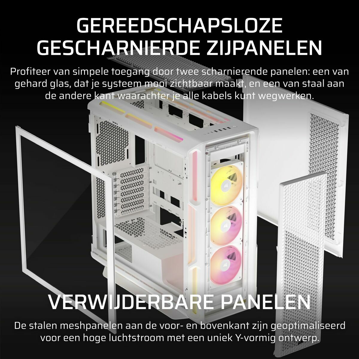 Caja Semitorre ATX Corsair Blanco