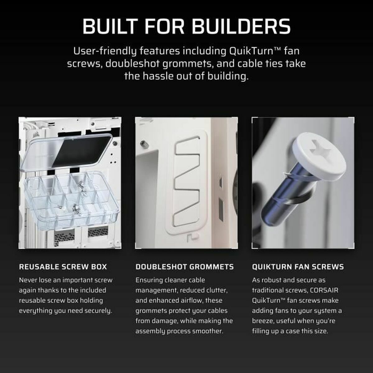 Caja Semitorre ATX Corsair Blanco