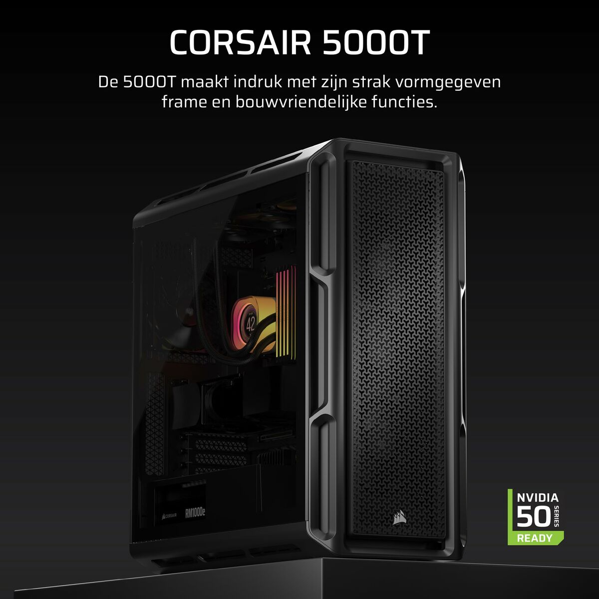 Caja Semitorre ATX Corsair Negro