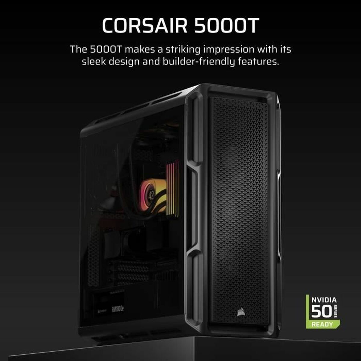 Caja Semitorre ATX Corsair Negro