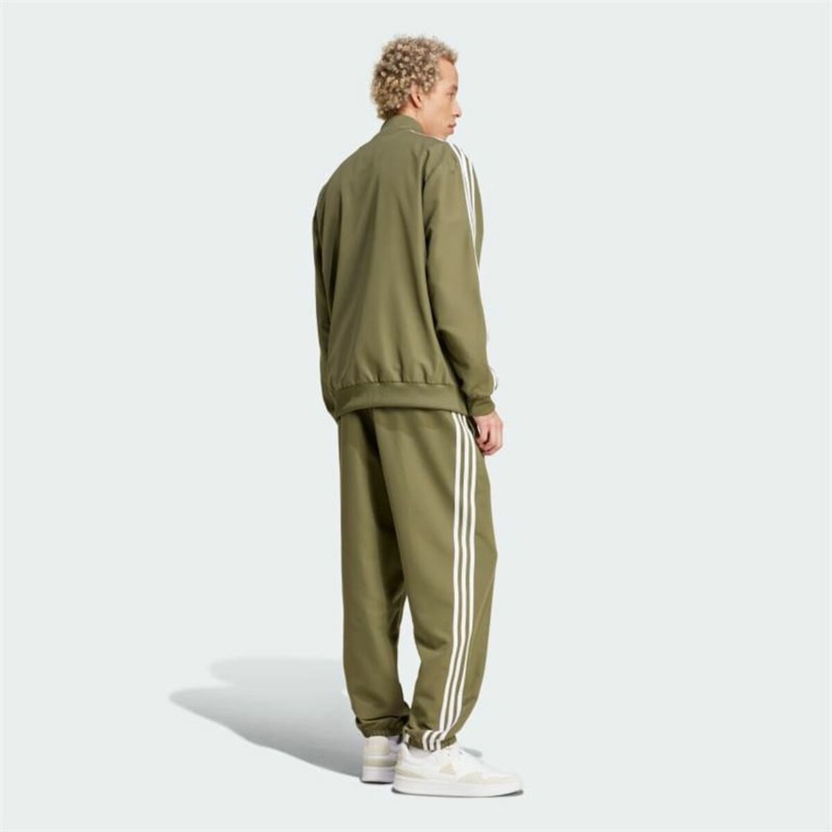 Chándal Adidas Basic 3S Woven Verde Hombre