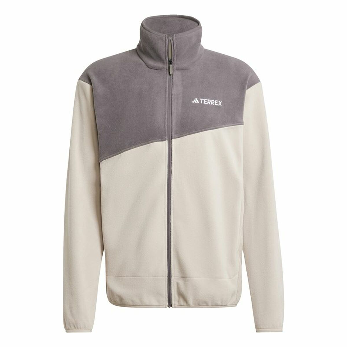 Forro Polar Adidas Terrex Multi Full Zip Fleece Beige Hombre
