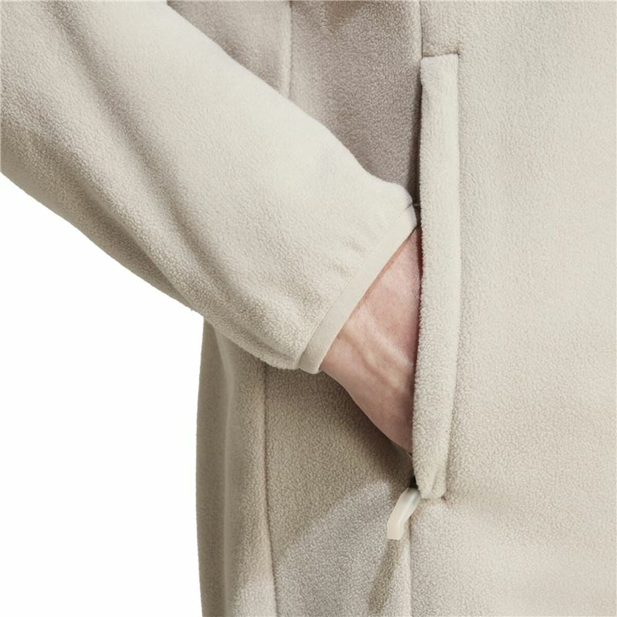 Forro Polar Adidas Terrex Multi Full Zip Fleece Beige Hombre