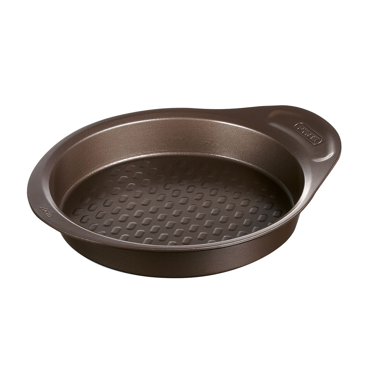 Molde para Tartas Pyrex Marrón Negro Metal