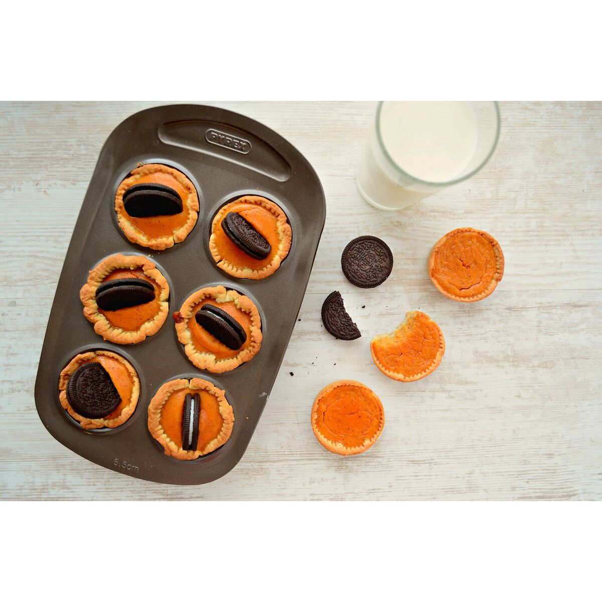 Moldes para Magdalenas Pyrex Marrón