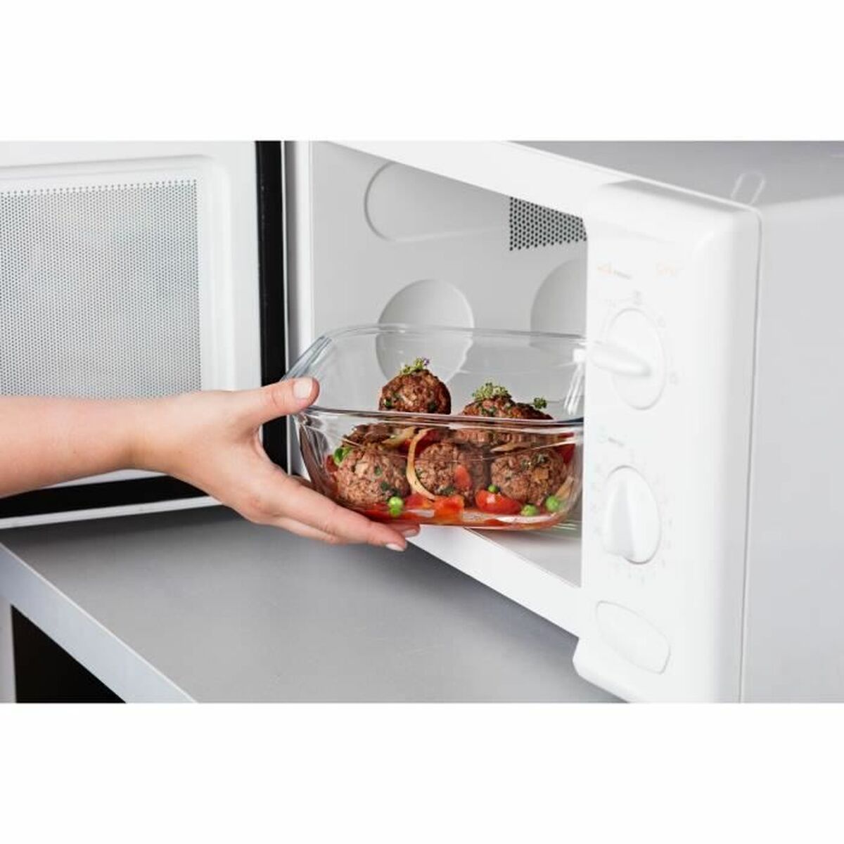 Recipiente Conservador de Alimentos Pyrex Azul Transparente 800 ml (2 Unidades)