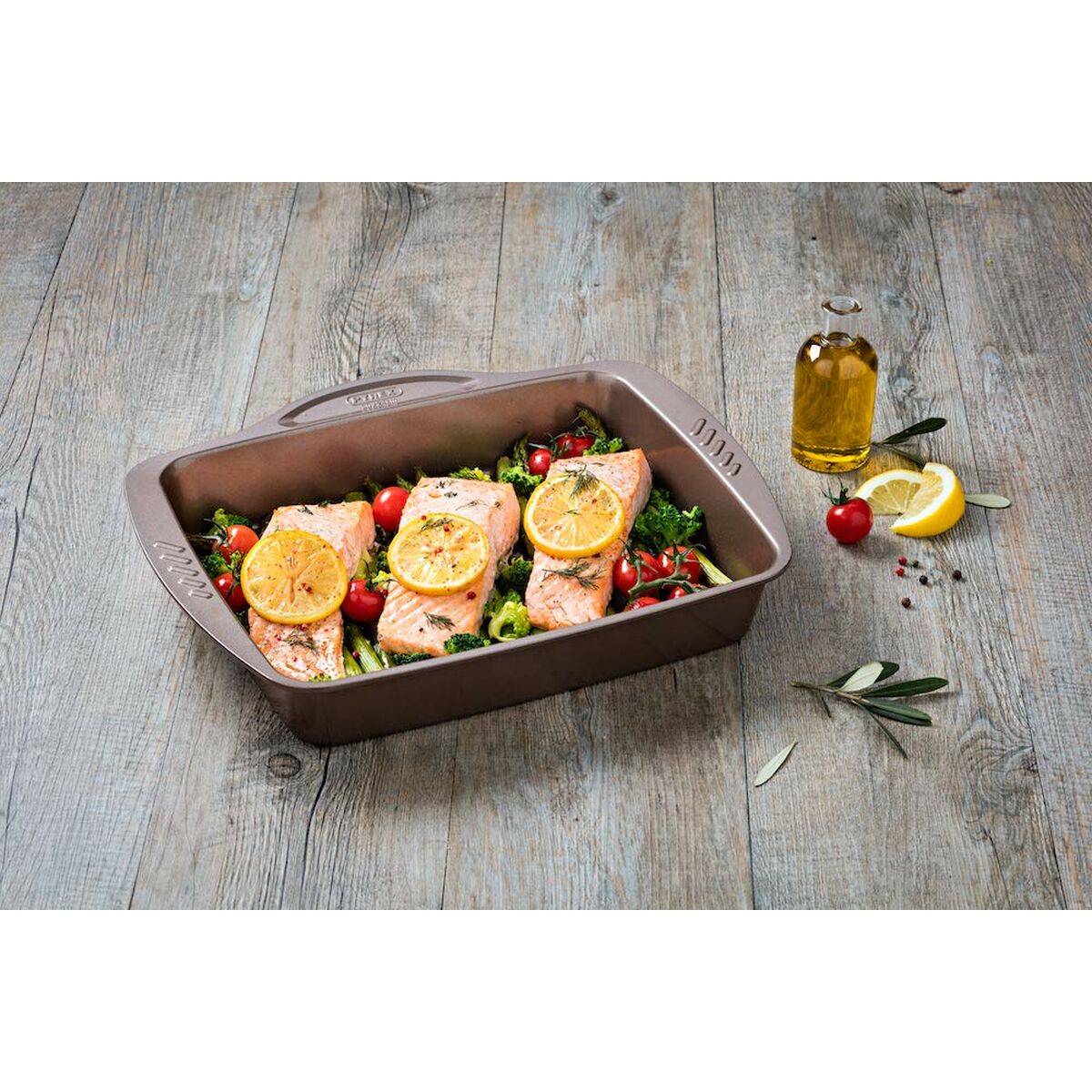 Bandeja para Horno Pyrex Marrón Negro Metal