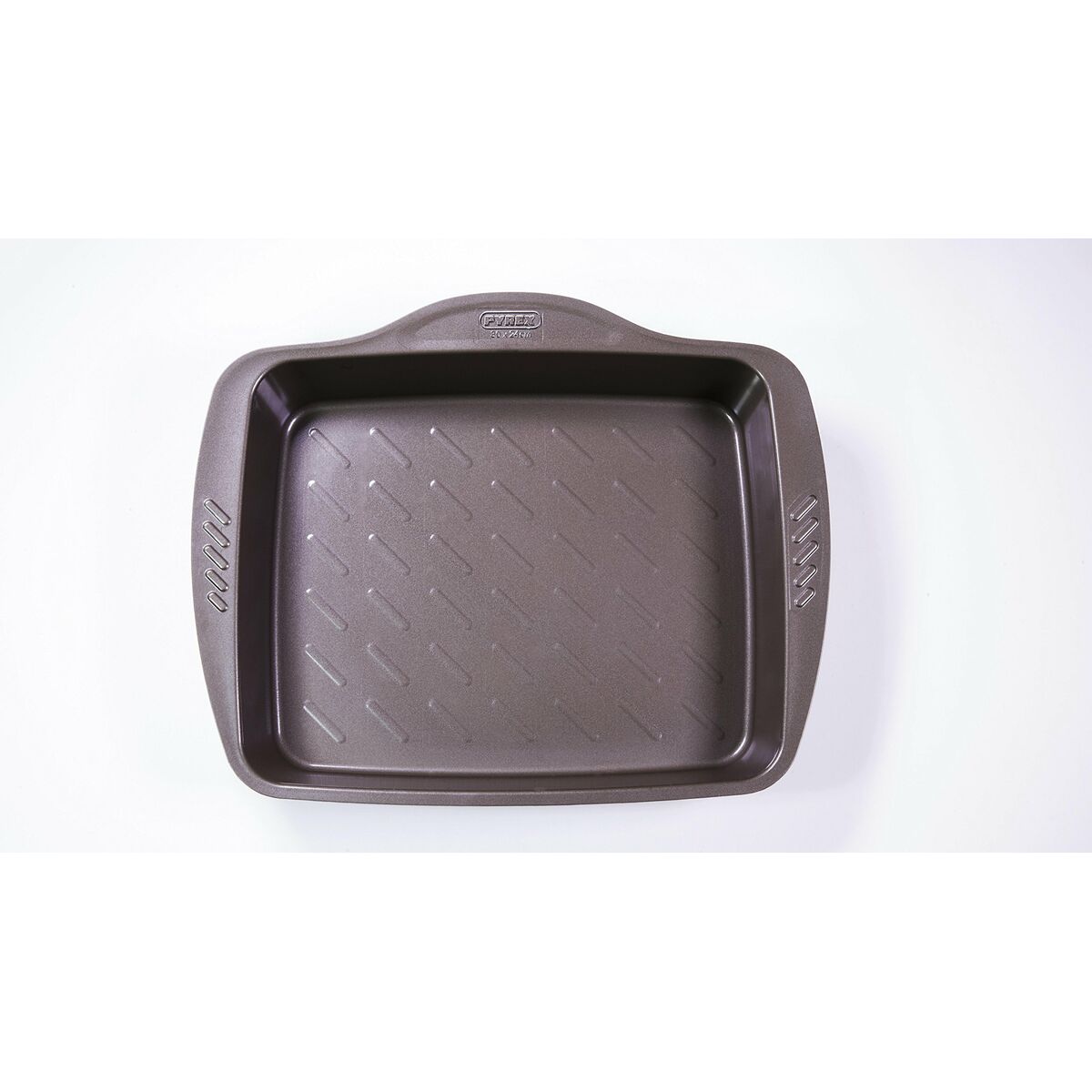Bandeja para Horno Antiadherente Pyrex Marrón Negro Metal Acero