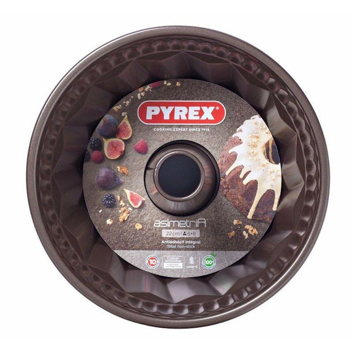 Molde para Repostería Pyrex Marrón Metal Aluminio