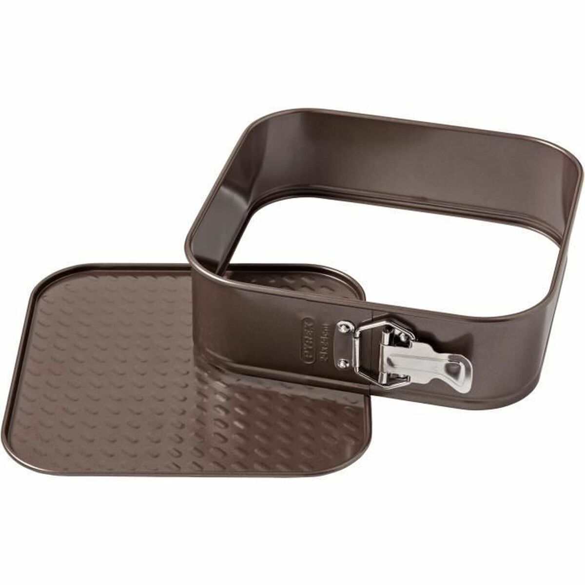 Molde Desmontable Pyrex Marrón Acero Inoxidable