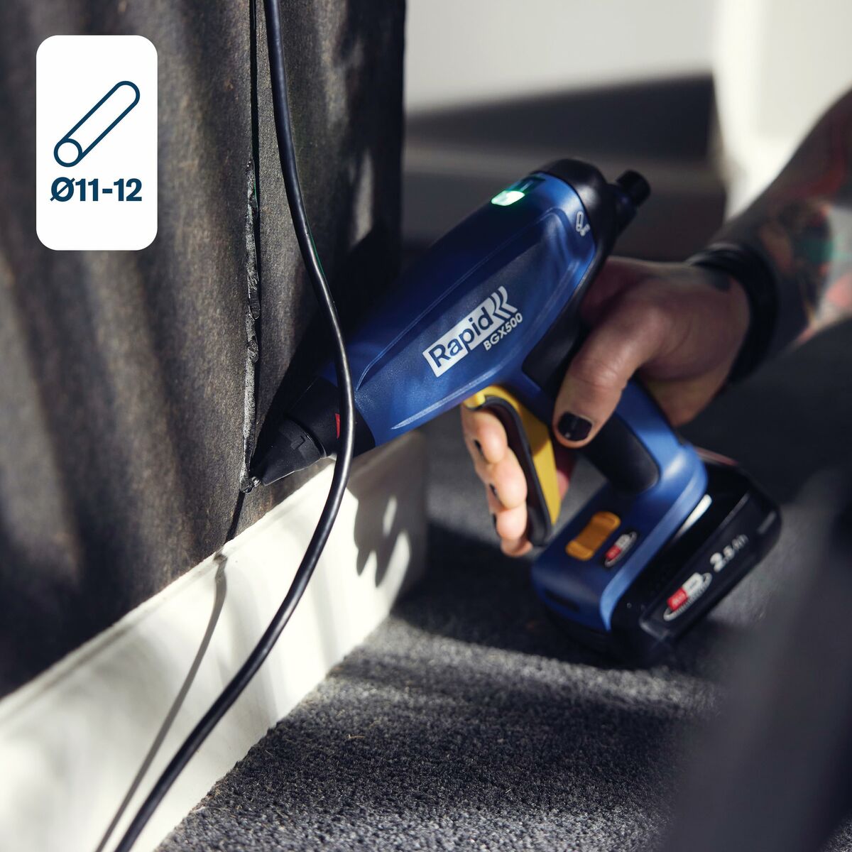 Pistola de Pintura Eléctrica Rapid Azul 18 W