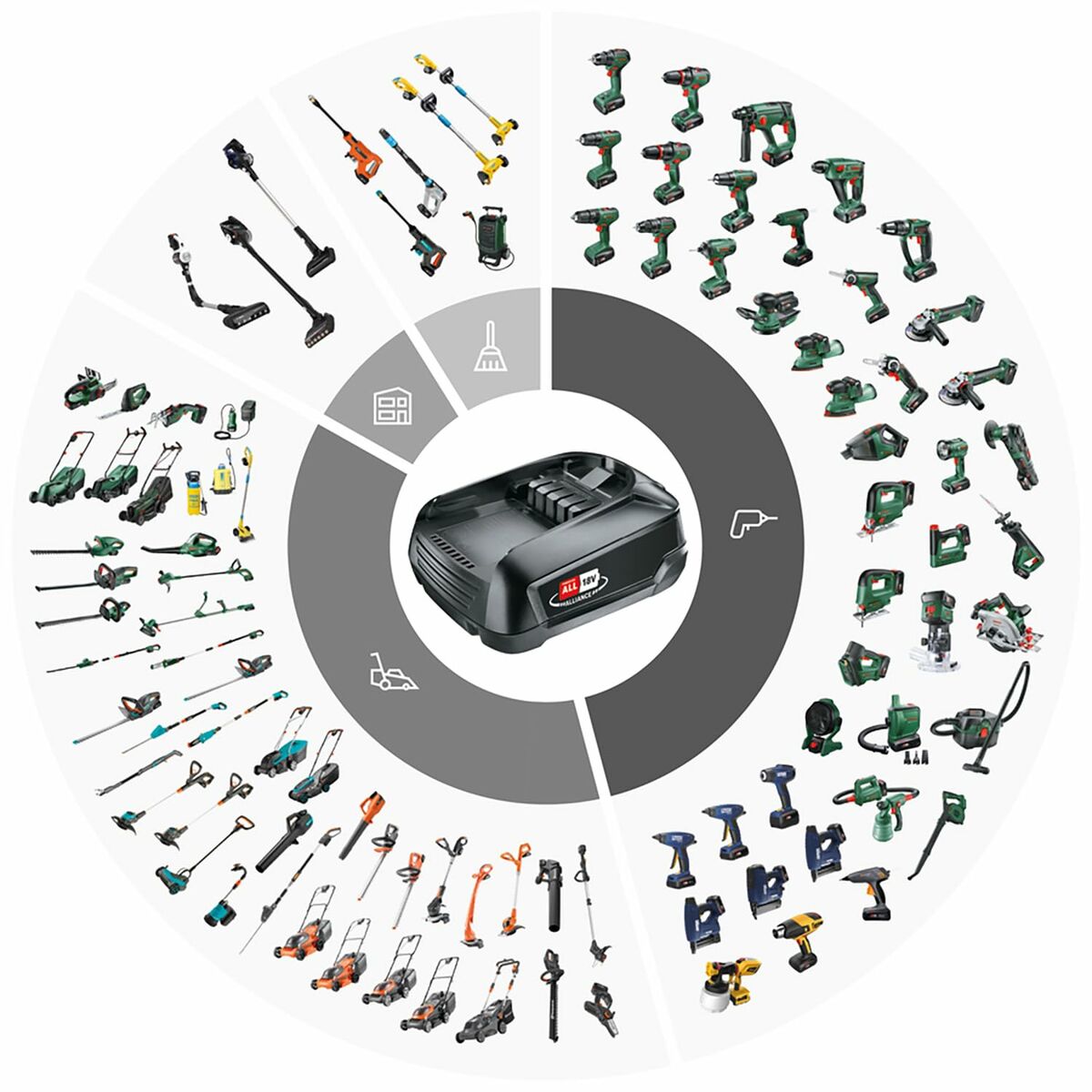 Pistola de Pintura Eléctrica Rapid Azul 18 W