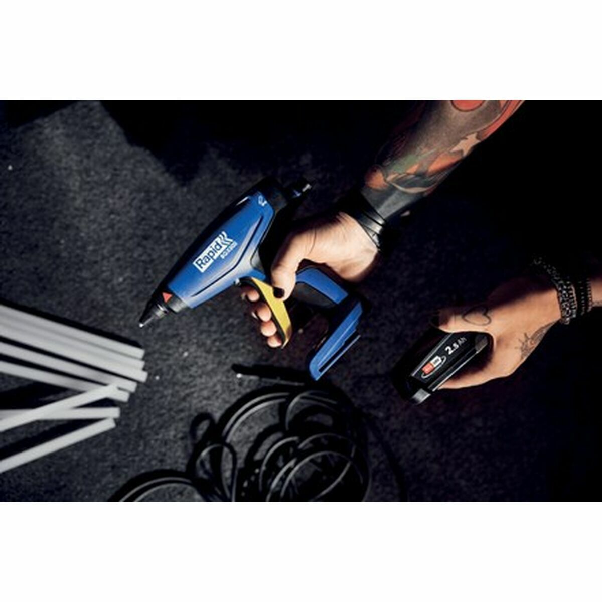 Pistola de Pintura Eléctrica Rapid Azul 18 W