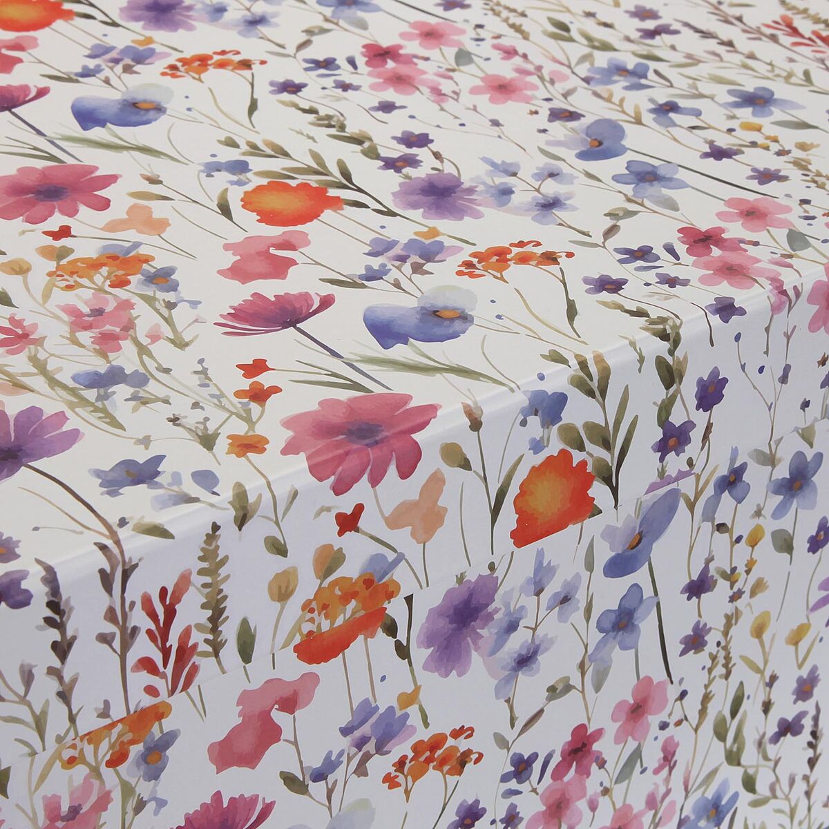 Juego de Cajas Decorativas Versa Cartón Flores (15 Piezas)