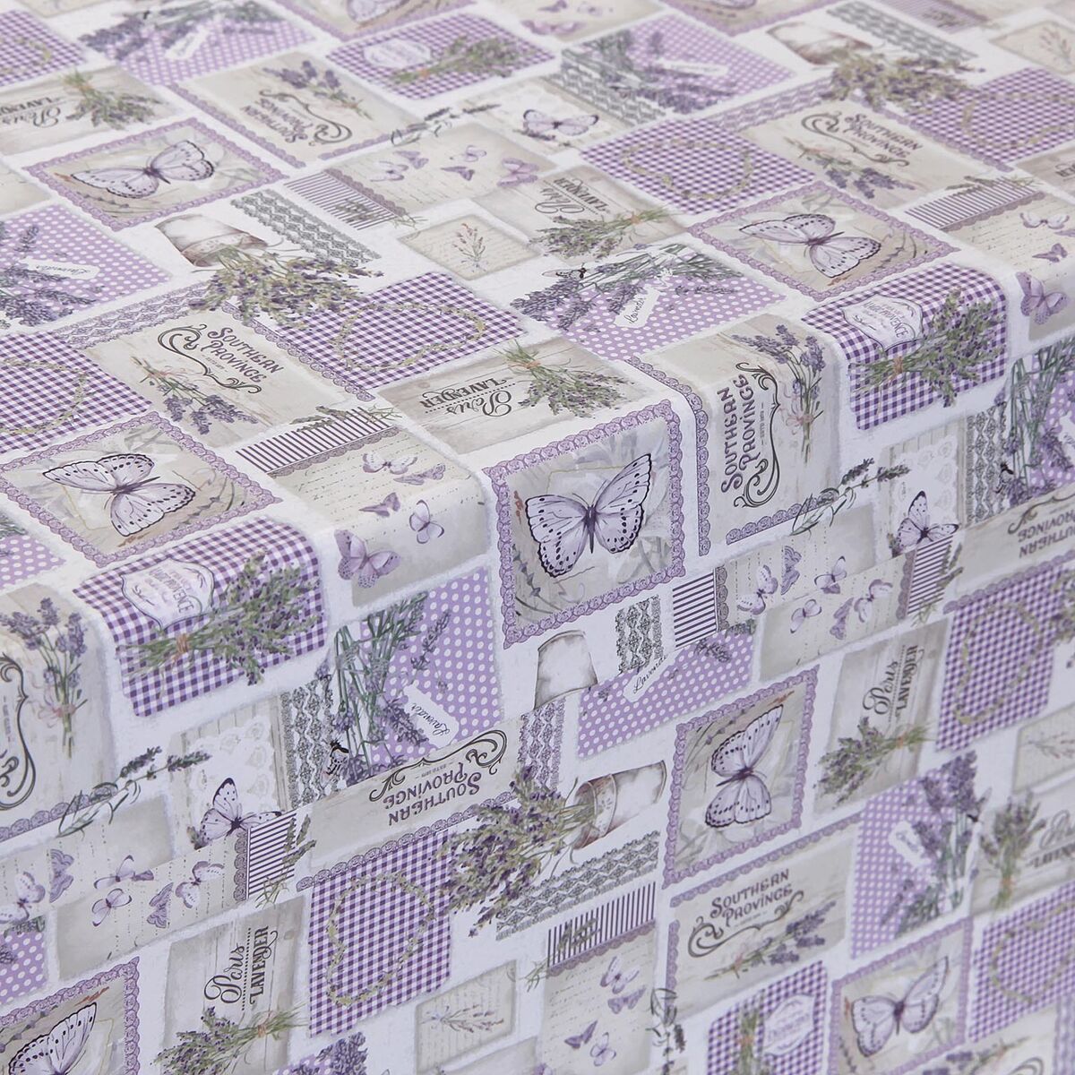Juego de Cajas Decorativas Versa Cartón Lavanda (15 Piezas)