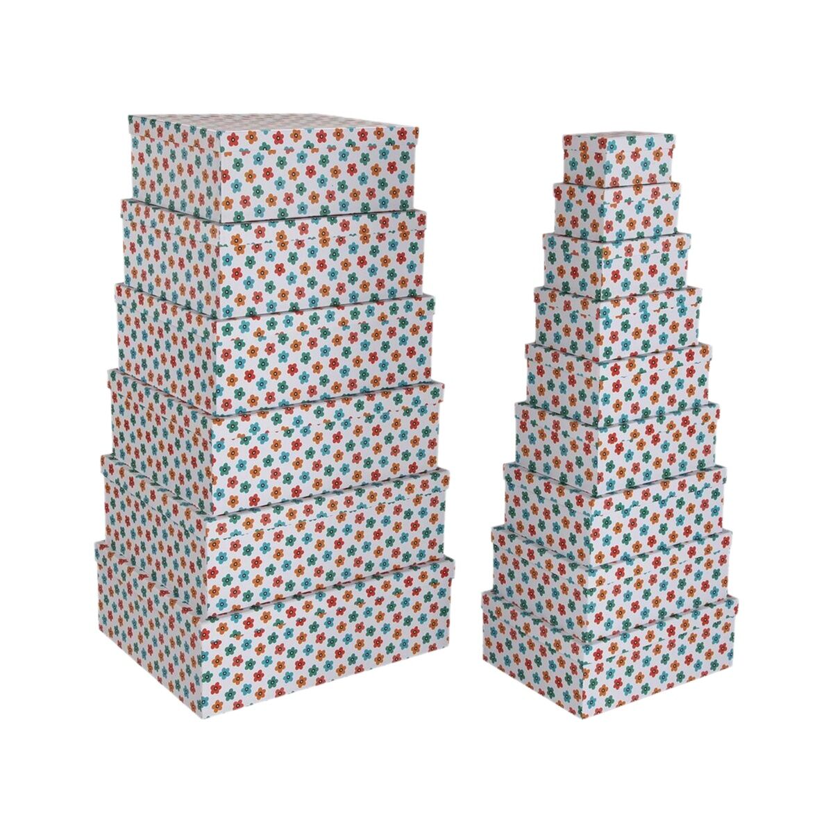 Juego de Cajas Decorativas Versa Cartón (15 Piezas)