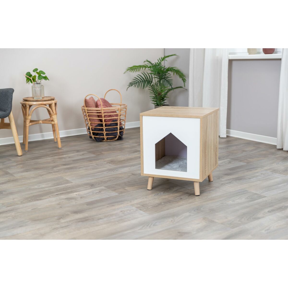 Cama para mascota Trixie Gris Natural