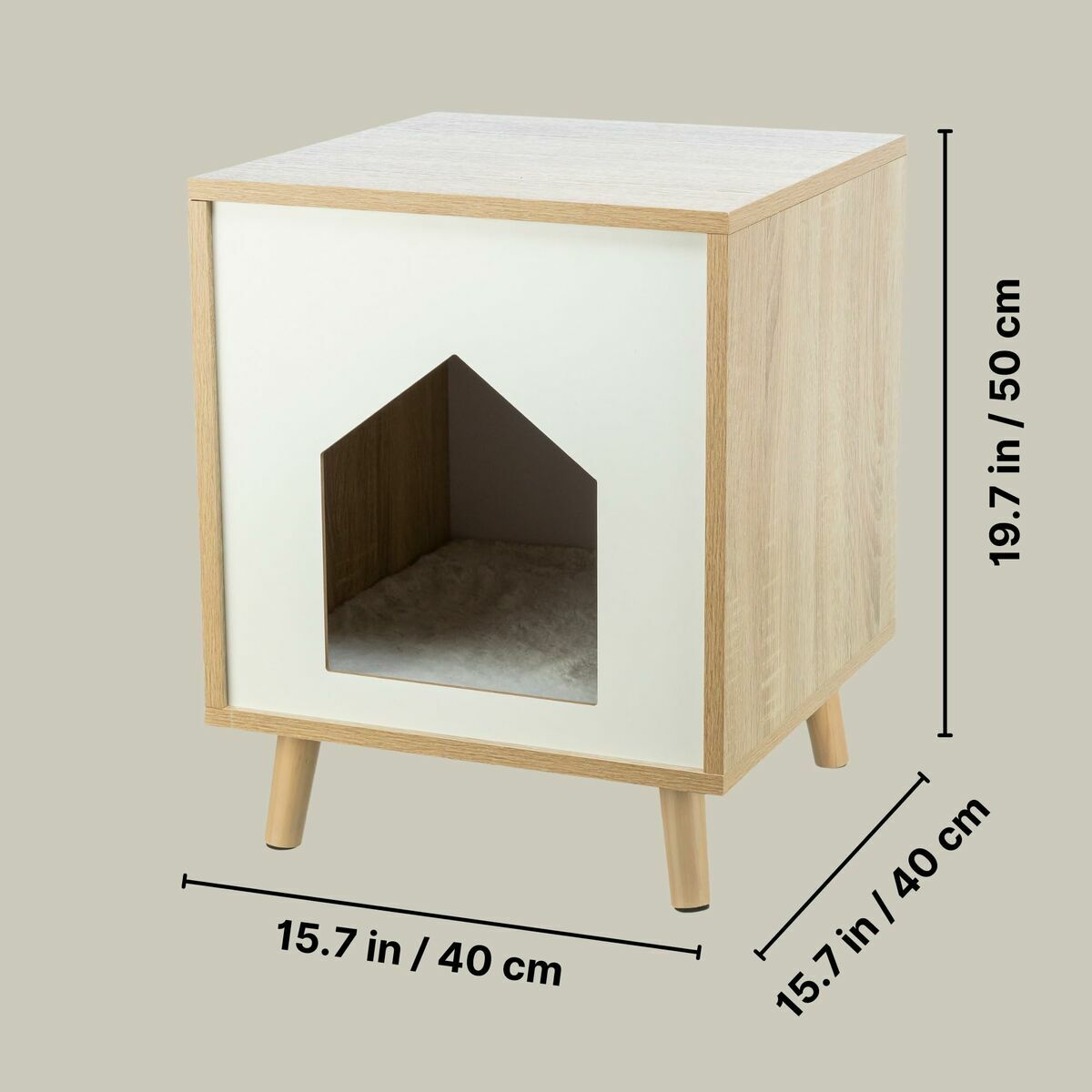 Cama para mascota Trixie Gris Natural