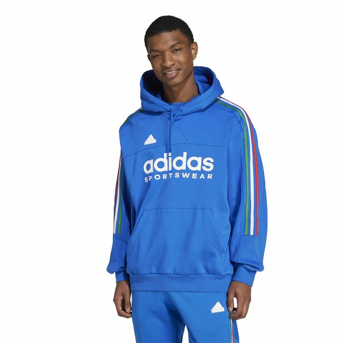 Sudadera con Capucha Hombre Adidas House Of Tiro Nations Azul