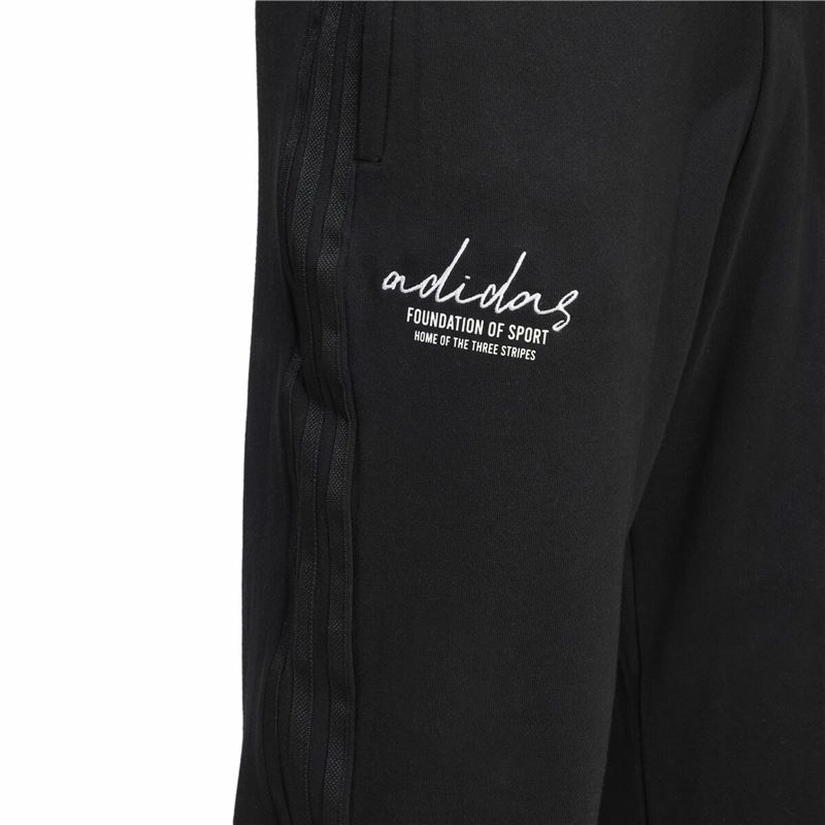 Pantalón Largo Deportivo Adidas Brand Love French Terry Negro Hombre